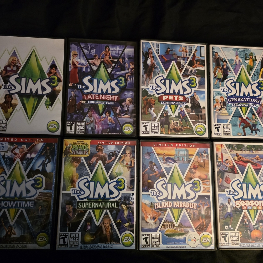 The Sims 3 Various Expansion Packs